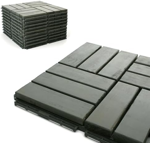 Acacia Deck Tiles Interlocking Outdoor Flooring - Image 2