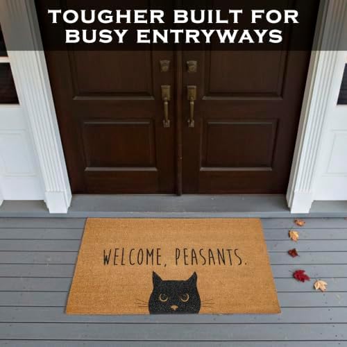 Welcome Peasants Door Mat Large 48x24 Inch - Image 3