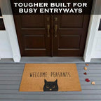 Welcome Peasants Door Mat Large 48x24 Inch - Image 3