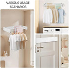 Wall Mounted Laundry Drying Rack, Space Saving Adjustable Towel Holder - Image 6