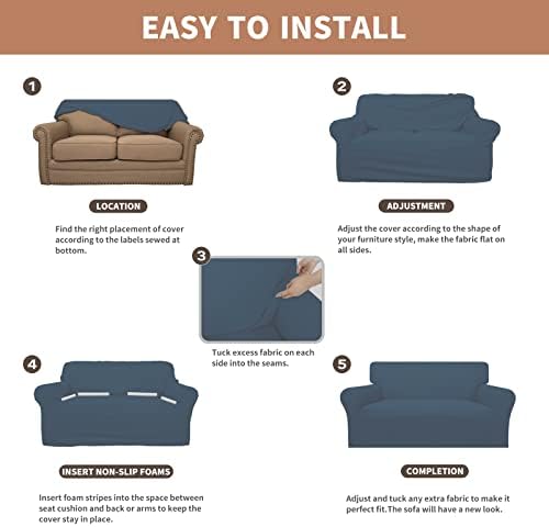 Easy-Going 100% Waterproof Couch Cover, 3 Cushion Couch Slipcover - Image 5