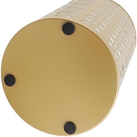 Fabater Rust Proof Metal Umbrella Holder Round Hollow Copper Pattern Umbrella - Image 3