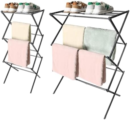 happhom Clothes Drying Rack, Foldable Drying Rack Clothing, Laundry Drying Rack by happhom