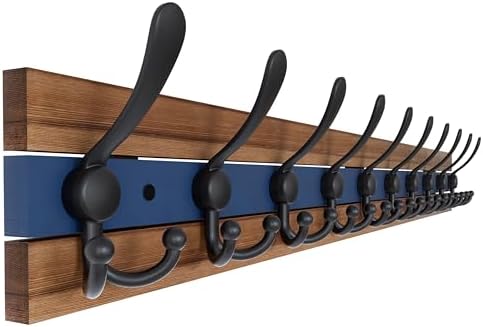 SKOLOO Rustic Wall Mounted Coat Rack by SKOLOO