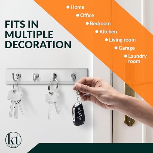 Wall Mounted Key Rack Rail Hanger Key Holder Wall Mount - Image 2