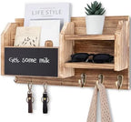 Lwenki Mail and Key Holder – Wall Mount Key Hanger by Lwenki