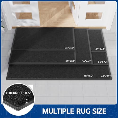 Sturdy Front Door Mat, Fade Resistant, Waterproof Low Profile Entry Mat - Image 2