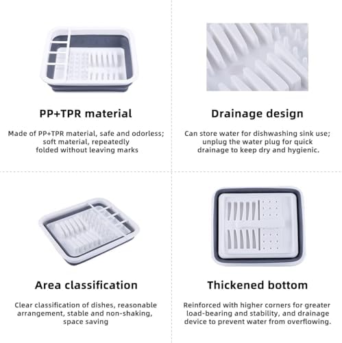 THANSTAR Collapsible Dish Drying Rack - Image 4