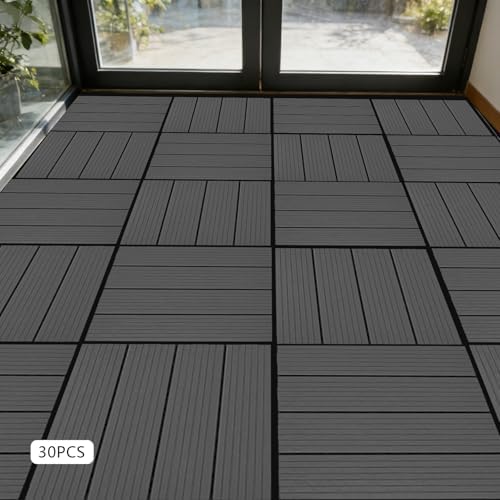 30 PCS Plastic Interlocking Deck Tiles - Image 4