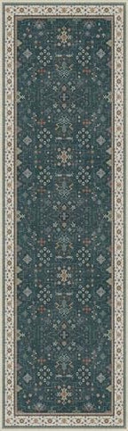Hazo Haus Dark Green Kitchen Rug 10 ft Long - Image 2
