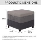 Easy-Going Heavy Duty Outdoor Ottoman Cover - Image 2
