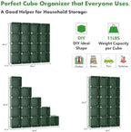 C&AHOME 16 Cube Storage Organizer Cube Shelf Units Storage Cubes - Image 2