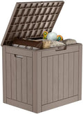 36 Gallon Outdoor Deck Box, Lockable Waterproof Outdoor Storage Boxes by MAIUSCOLI