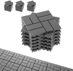Interlocking Deck Tiles, EchoDeck Patio Deck Tiles, 44 Pack Deck Tiles by Unknown