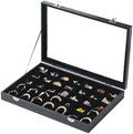 Coward Ring Earring Jewelry Organizer Box, 35 Grids Dustproof Display Holder by FocusOnJewelryDisplay15yrs