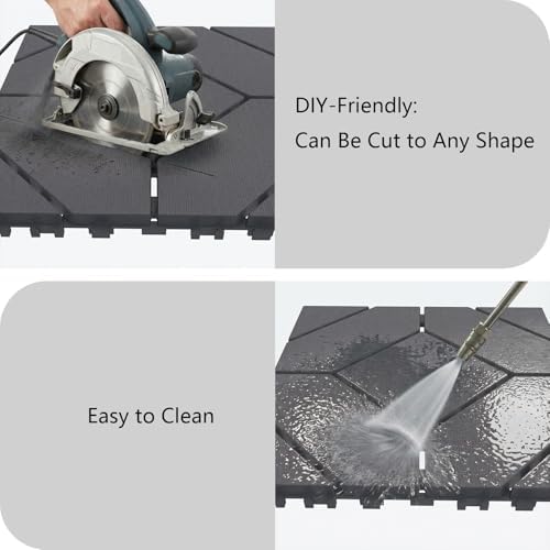 Deck Tiles - Plastic Interlocking Patio Flooring, Waterproof & All Weather - Image 5