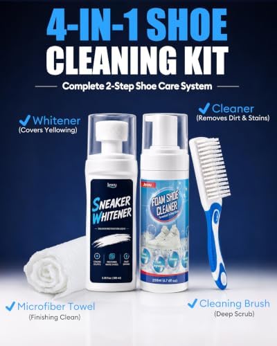 Jevvu Shoe Cleaner, Sneaker Cleaner Foam - Image 7