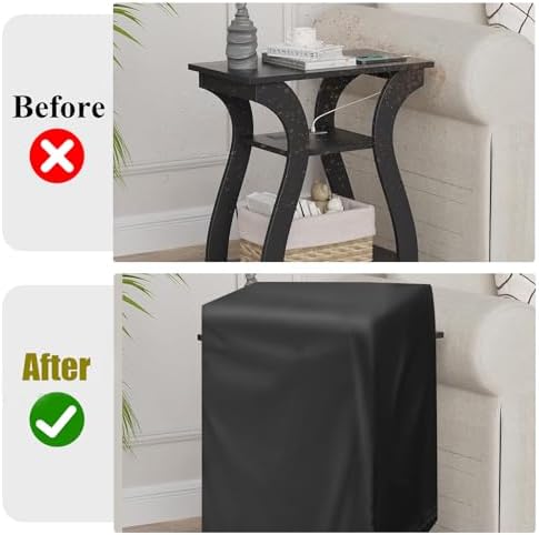 End Tables Cover, Outdoor Side Table 23.6x11.8x23.6in - Image 4