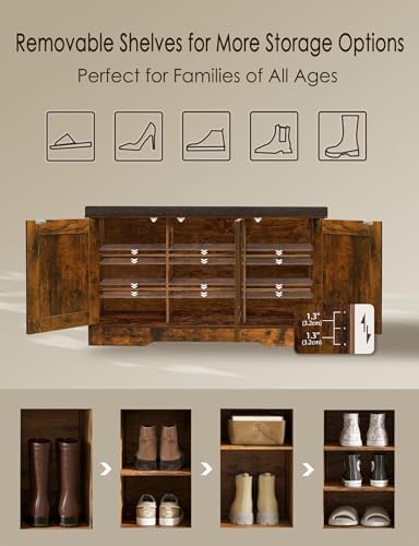 DINZI LVJ Shoe Storage Bench - Image 3