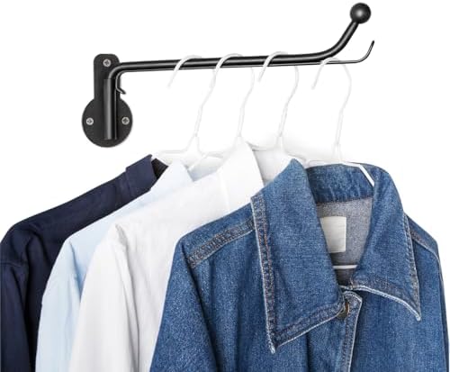 Mkono Wall Mounted Drying Rack Laundry Hook by Mkono