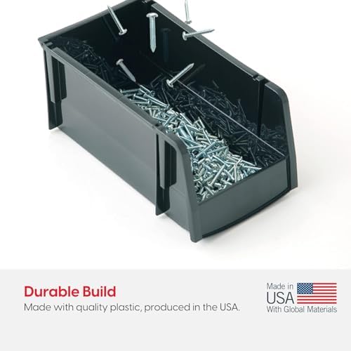 IRIS USA 8-Pack, Medium Stackable Storage Bins - Image 5