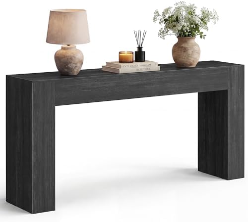 VASAGLE 63 Inches Entryway Table, Thick Tabletop Console Table by VASAGLEbySONGMICSHOME