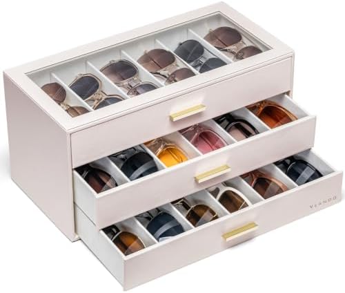 VLANDO 18-Slot Sunglasses Organizer by VLANDO