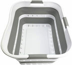 SAMMART 42L Collapsible Plastic Laundry Basket by SAMMART