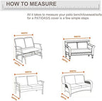 Loveseat Cover All Weather Waterproof UV Resistant - Image 2