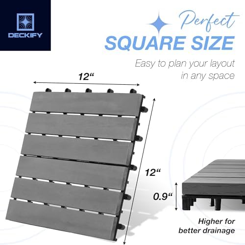 Acacia Interlocking Deck Tiles Outdoor Waterproof All Weather - Image 5