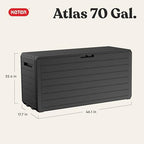 Keter Atlas 70 Gal Outdoor Storage Box - Image 2