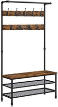 VASAGLE Coat Rack and Storage Bench, Hall Tree by VASAGLEbySONGMICSHOME