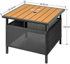 LZRS Adirondack Square Outdoor Side Table - Image 3