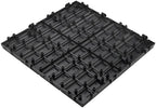 Design House Square Deck Tile, Modern Ebony - Image 3