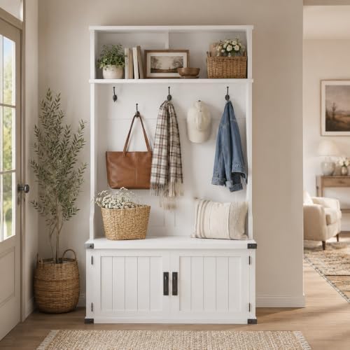 Takywep Extra Large 40" Entryway Hall Tree by HOME