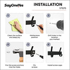 Coat Rack Wall Mount – 6 Inch Stainless Steel Small Hook Rail - Image 6