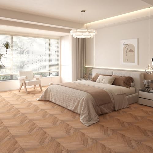 Art3d 10-Pack Herringbone Peel and Stick Floor Tiles - Image 2