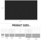 Front Door Mat 3'x5', Heavy Duty Non-Slip Indoor Outdoor Doormat - Image 2