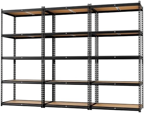 LEVELEVE 5-Tier Storage Shelving Unit, by Enjoyyourlife