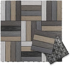 NewTechWood UltraShield Naturale 1 ft. x 1 ft. Composite Deck Tiles by NewTechWood