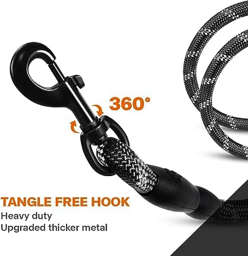 Taglory Rope Dog Leash for Small Medium Dogs, 6 FT Padded Handle - Image 6