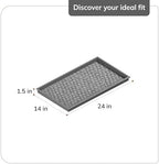 Anji Mountain Heavy Duty Waterproof Rubber Shoe Storage Mat Organizer/Boot - Image 6
