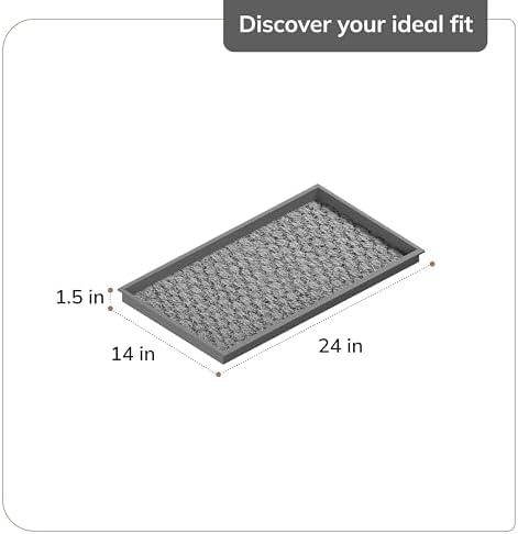 Anji Mountain Heavy Duty Waterproof Rubber Shoe Storage Mat Organizer/Boot - Image 6
