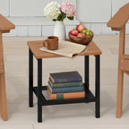 2-Tier Outdoor Side Table, HDPE Outdoor Table - Image 2