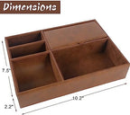 Zcaukya Men's Valet Tray, 5 Compartments - Image 2