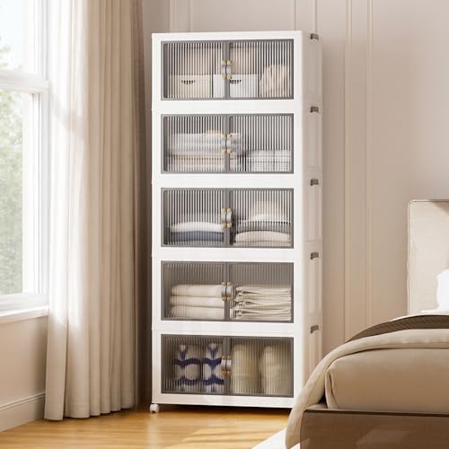 SAILUN 580Qt Stackable Storage Bins, Storage Cabinet Drawer by SAILUN