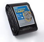 GUARD SHIELD Tarps Heavy Duty Waterproof 20x20 Feet Black Poly Tarp Cover by GUARDSHIELD