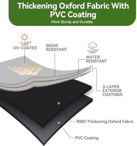 Waterproof Generator Covers for Outside, Heavy Duty 900D Polyester Fabric - Image 3