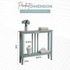 Kings Brand Narrow Console Table w/Storage Shelf - Image 2