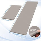 StepRite Kitchen Mats for Floor, 2-Piece Anti-Fatigue Kitchen Rugs - Image 2